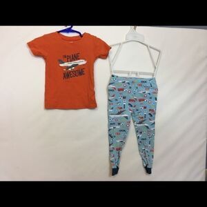 Carter’s Boys  2T Pajama 2 pc Set Air Planes NWOT